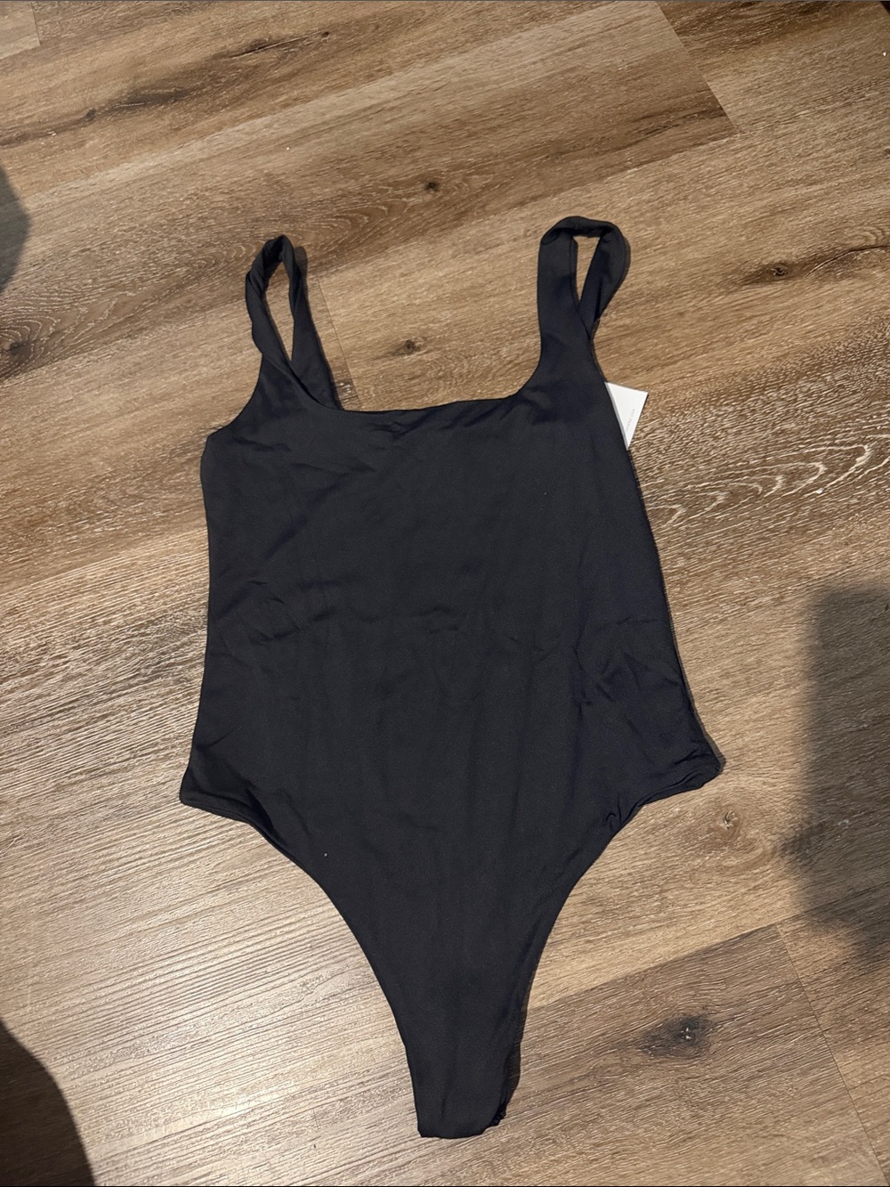 Forever 21 Black One-Piece Bodysuit